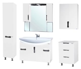 Тумба под раковину Bellezza Лагуна 105см белый 00000001369